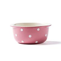 AXZHYX Bowl Creative Baking Binaural Souffle Bud Ceramic Cute Couple Bowl Small Bowl Cereal Bowl Pudding Bowl Baking Bowl Hotel Tableware Home Noodles Boiled Fish Soup Bowl (Color : Yellow)