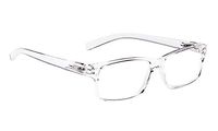 Vintage Reading Glasses Men Women（Transparent，+1.00）