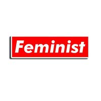Feminist Sticker Woman Stickers Waterbottle Sticker Tumblr Stickers Laptop Stickers Vinyl Stickers