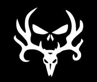Home Grown Claremore Buck Slayer - Vinyl Decal Sticker | Cars Trucks Motorcycles Laptops Wall Décor | Multiple Colors | 5.5" W X 5.5" H | White HGC1378