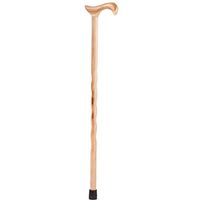 Brazos Walking Cane for Men and Women Handcrafted of Lightweight Wood and made in the USA, Hickory, 37 Inches