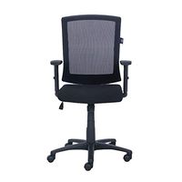 ZLFLD Office Chair Dining Chair Back Thick and Durable Waterproof Back not Easy to wash Chair Back Computer System Desk Executive Chair Office Chair Office Chair (Color : Black)
