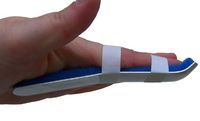 Alpha Medical Gutter Finger Splint Brace for Jammed & Injured Fingers 24 Pack (2.5")