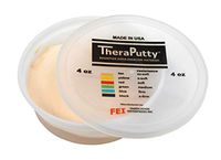 CanDo TheraPutty Standard Exercise Putty, Tan: XX-Soft, 4 oz