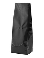 BAP 8 oz Black Side Gusseted Bag with Valve for Coffee (500 pcs)