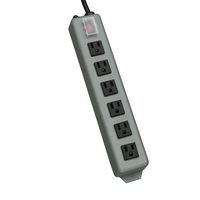 Tripp Lite 6 Outlet Waber Industrial Power Strip, 15ft Cord with 5-15P Plug (UL24CB-15)
