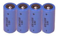 2/3AA Size Lithium Battery (3.6V & 1650 mAh) 4 Pack