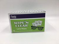WIPE'N Clear Lens Wipes 75 Count