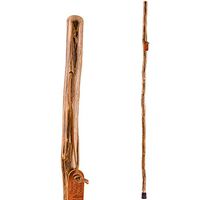 Brazos Trekking Pole Hiking Stick for Men and Women Handcrafted of Lightweight Wood and made in the USA,  Ironwood,  48 Inches