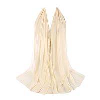 Bolayu Women Premium Viscose Crinkle Cloud Hijab Scarf Shawl Soft Islam Muslim (M)