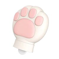 Hot Water Bottle, Cute Hot Water Bag, Lintelek Microwave Heating Bottle with Environmental Silicon, Hot & Cold Therapy, Great for Menstrual Pain Relief for Women, Kids and Gifts (White)