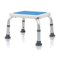 Heavy Duty Shower Chair for Handicap, Disabled, Seniors & Elderly Adjustable Height Bath and Shower Chair Seat Supports up to 300 lbs