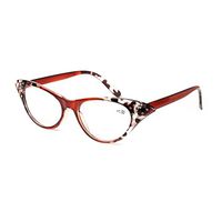 Inlefen Vintage Womens Fashion eyewear Cat Eye Magnifying Reading Glasses