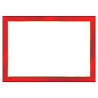Caspari Red Foil Self-Adhesive Gift Tags, 60 Labels