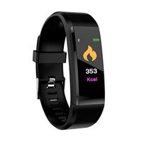 MeterMall Accessories Bluetooth Smart Watch Heart Rate Blood Pressure Monitor Fitness Tracker Bracelet Black Electronics etc etcselectronic