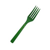 Northwest Medium-Weight Hard Plastic Plastic Forks (Kelly Green, 100 Count)