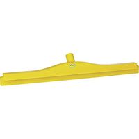 Vikan 77146 Rubber Polypropylene Frame Double Blade Squeegee, 24", Yellow