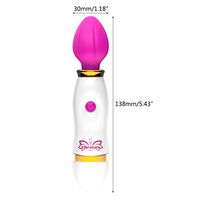 beioust 12 Modes Silicone Waterproof G-Spotter with Powerful Frequency for Muscles Handheld & Sports Recovery-HP