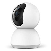 Security 1080P HD Camera with Two-Way Audio - WiFi Security Dome Surveillance IP Camera Home Baby Monitor with Motion Detection Night Vision, Built-in 16GB High Speed Micro SD Card, Re