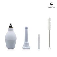 TopQuaFocus Enema Bulb Douche Kit for Home,Coffee
