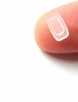 ASKANA 5 Pairs 11 mm / .43" Foggy Silicone Push in Nose Pads Nosepads