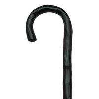 Men Crook Cane Black Congo Chestnut  -Affordable Gift! Item #DHAR-9009009