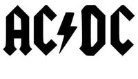 AC DC Rock Band - Sticker Graphic - Auto, Wall, Laptop, Cell, Truck Sticker for Windows, Cars, Trucks