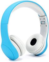 Audited Supplier Kids Headphones,93dB Max Volume Limited,Wired,Foldable,Adjustable,Shareable Food Grade Materials Headset for Babies,Kids,Children,Blue/Pink