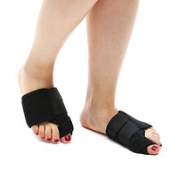 Slimerence Bunion Relief Splint Big Toe Protector Elastic and Adjustable Foot Straightener Treatment for Women and Men Black L(8.5-11.5)