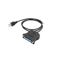 USB to 25 Parallel Port Db25 Interface IEEE 1284 Printer USB2.0 Line