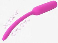 Super Long V-íbráting Game Stretcher Uřêthřal V-íbrátor for Men (Pink)