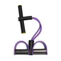 fublousRR5 Resistance Band Abdominal Tummy Exercise Fitness Sport Pedal Yoga Resistance Band Equipment Purple