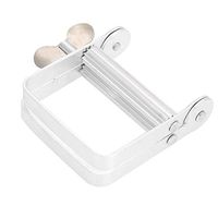 FAMKIT Toothpaste Squeezer Aluminum Rolling Cream Tube Squeezer Holder Stand