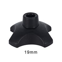 Cane Tip Self-Standing Cane Tip Tripod Walking Stick Tip Anti-Slip Rubber Replacement Foot Pad for Walking Cane Foot Pad Cane Accessory