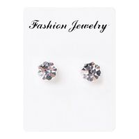 Sarora Biological Magnetic Healthcare Weight Loss Earrings, Healthy Stimulating Acupoints Stud Magnetic Therapy, 1 Pair (Transparent)