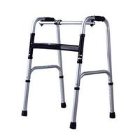 Yadianna Elderly Walker Aluminum Alloy Rollator Hand Push Walker Non-Slip Walking Stick with Hospital