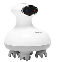 Electric Head Scalp Massager Portable Body Neck Hand Adjustable Silicone Massage Machine pet Hair Growth Brush Massager for Travel Friendly (Head)