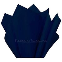 Flexicore Packaging® Tissue Paper Gift Wrap | Navy Blue | Size:15"x20" | 100 Sheets | Acid Free | Bulk | DIY Craft |
