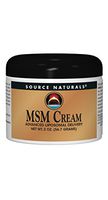 Source Naturals MSM Cream - Contains Vitamin E and Ginkgo - 2 oz