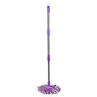 BONJIU Spin Mop Pole Handle Replacement for Floor Mop 360 No Foot Pedal Version Home Floor Cleaning Scraper for Home Office