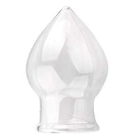 WENWING B'ut.t Plug Hollow Hole Glass Amal Massager Transparent Amal Plug Trainer Shower Enema B'ut.t Plug Trainer Sxx Toys for Men Women