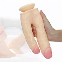 PGtoy Didlo Silicon Double Lesbian Double Ended Dillo Portable Toy Kit for Couples Beginners Women
