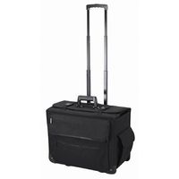 Travelwell Bellino Rolling Computer Office Porter, Black