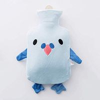 YUN Cartoon Water Injection Hot Water Bottle Female Large Explosion-Proof Cute Warm Palace Student Warm Water Bag (Color : Blue)