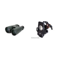 Celestron 71335 Nature DX 10x56 Binocular (Green) with Universal Smartphone Adapter