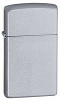 Personalized Genuine Slim Satin Chrome Zippo Lighter - Fee Laser Engraving