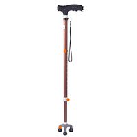 Walking Stick Ergonomic Design Aluminum Alloy Tripod Walker Portable Cane Everyday Use Super Light Extra Help Alloy+Rubber