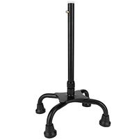 Walking Support Stick Safety Crutch Four Feet Walking Stick Old Man Anti-Slip Aluminum Alloy Walker Cane