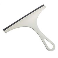 HOPELJ Handheld Shower Squeegee Shower Wiper Plastic Window Squeegees Bathroom Wiper, 20x22CM