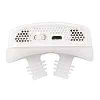 Amawo Upgrade Electric Silicone Anti-Smash Nose Stop Breathing Device Guard Sleep Assist Mini snoring Equipment to Reduce snoring (Color : White)